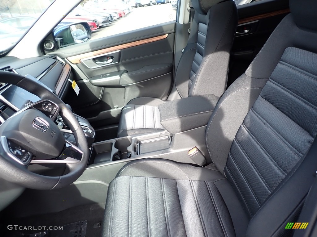 Black Interior 2020 Honda CR-V EX AWD Photo #137092369
