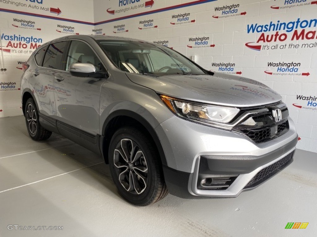 2020 CR-V EX-L AWD - Lunar Silver Metallic / Black photo #2