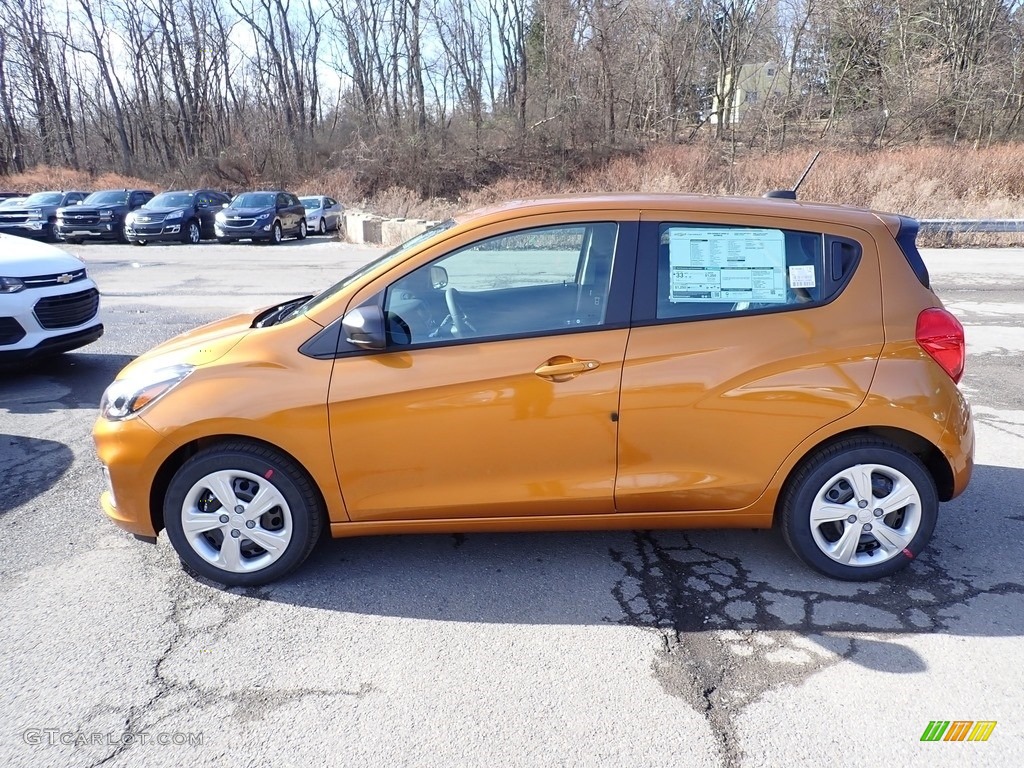 Orange Burst Metallic 2020 Chevrolet Spark LS Exterior Photo #137095706