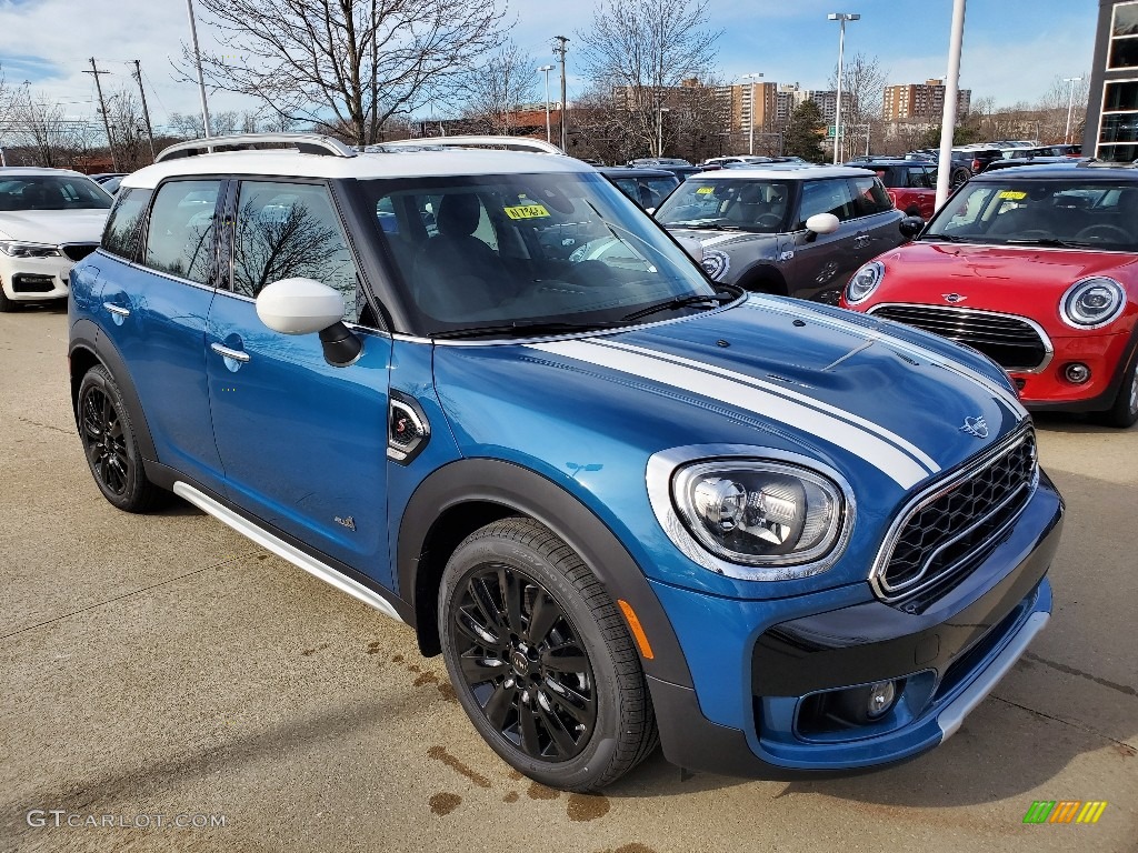 Island Blue Metallic 2020 Mini Countryman Cooper S All4 Exterior Photo #137096051