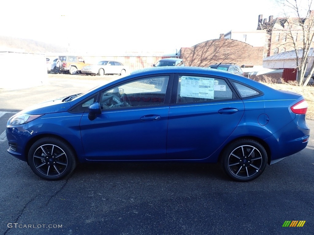 2019 Fiesta SE Sedan - Lightning Blue / Charcoal Black photo #6