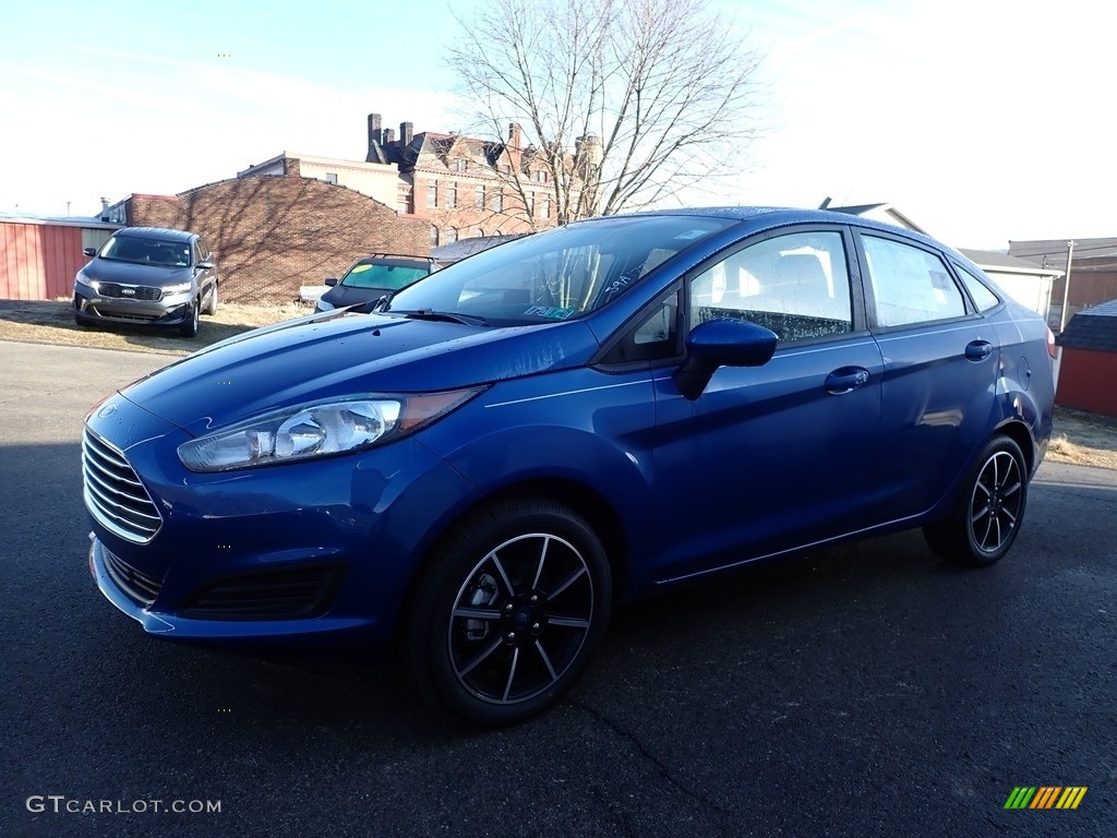 2019 Fiesta SE Sedan - Lightning Blue / Charcoal Black photo #7