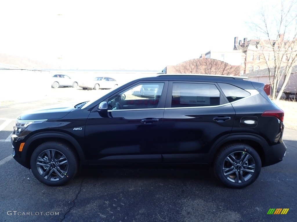 Black Cherry 2021 Kia Seltos S AWD Exterior Photo #137098364