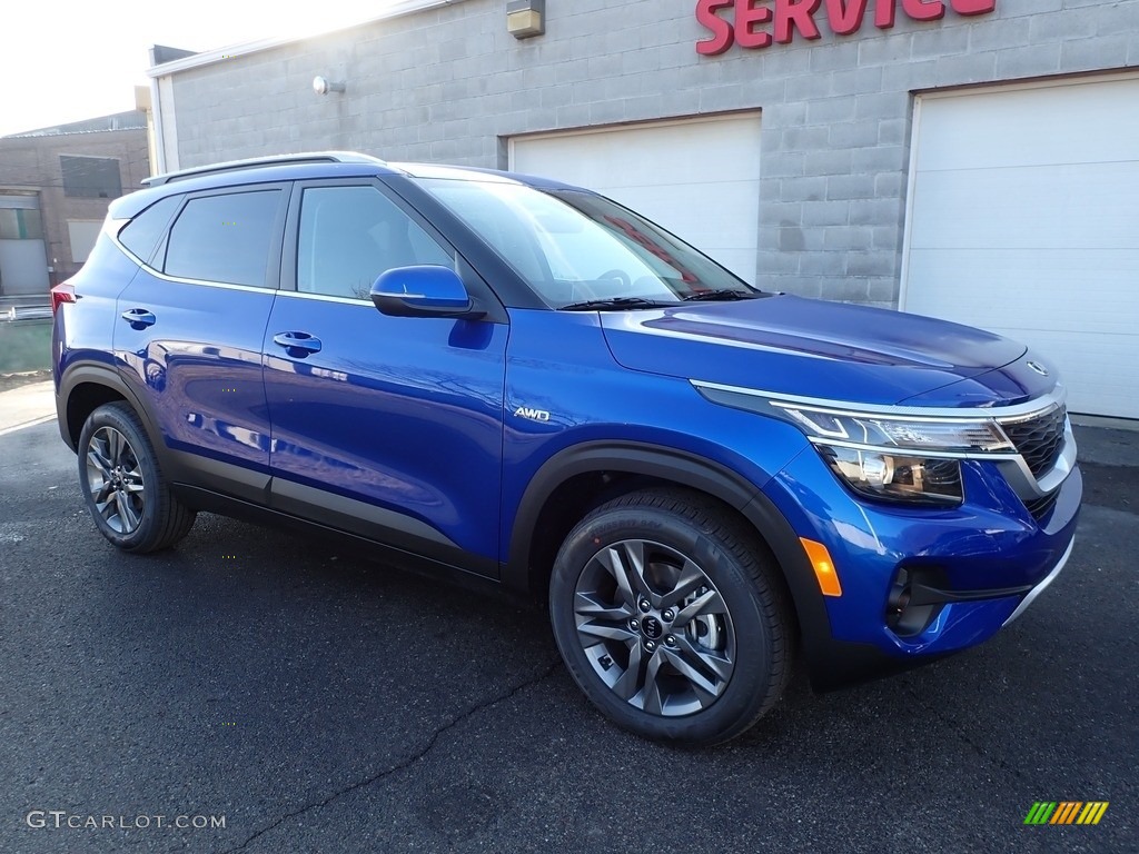 Neptune Blue 2021 Kia Seltos S AWD Exterior Photo #137098640