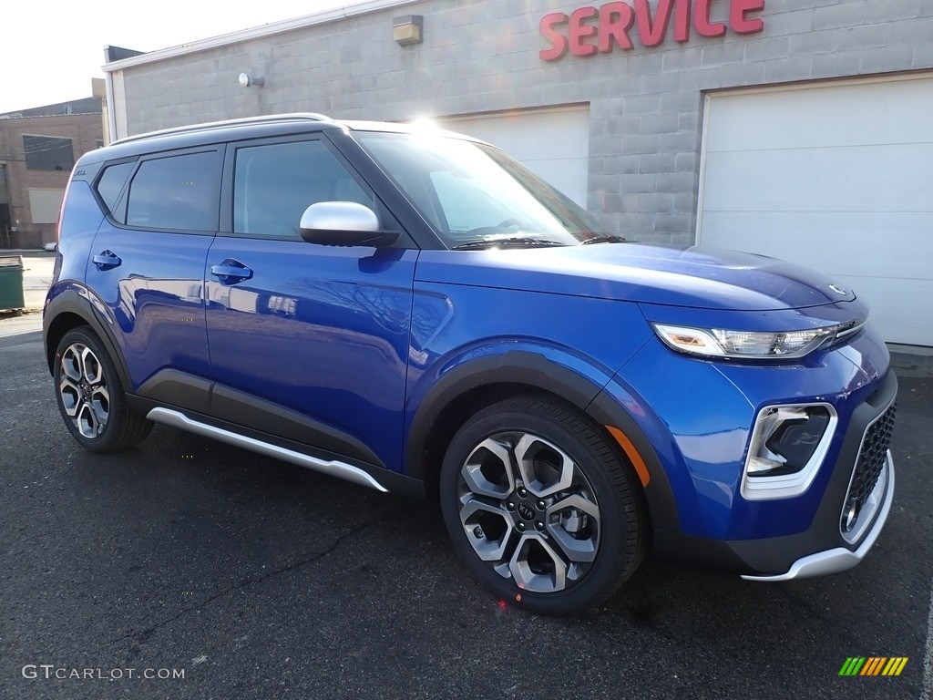 Neptune Blue 2020 Kia Soul X-Line Exterior Photo #137099270