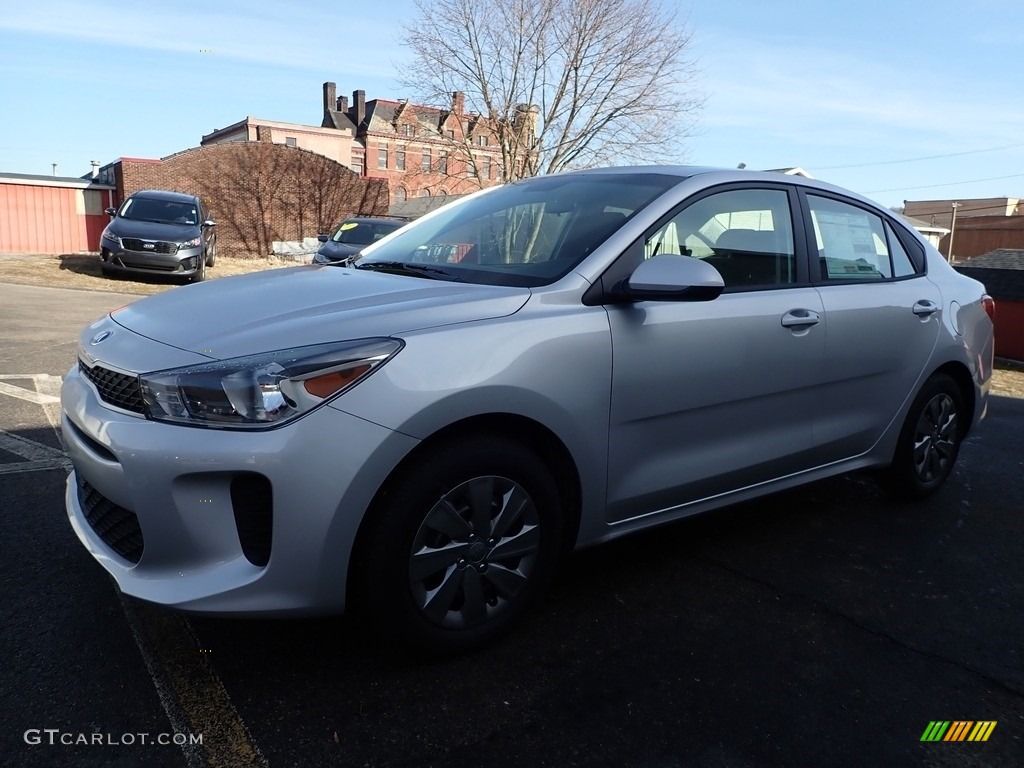 Silky Silver 2020 Kia Rio LX Exterior Photo #137099390