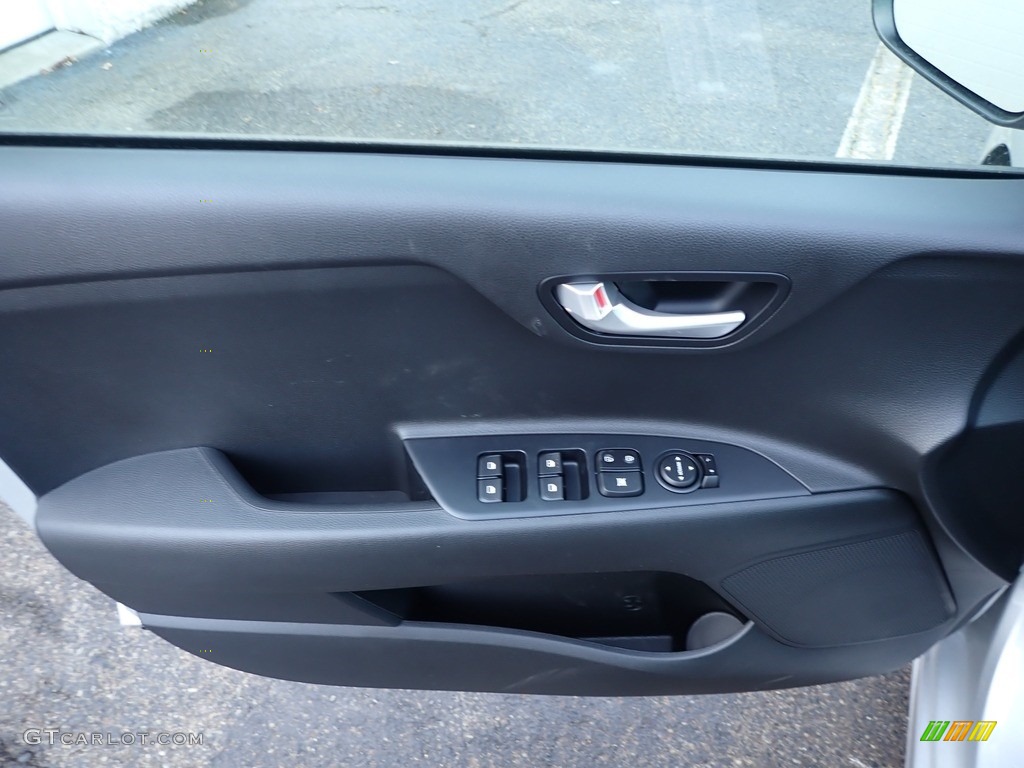 2020 Kia Rio LX Black Door Panel Photo #137099444