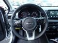 Black 2020 Kia Rio LX Steering Wheel