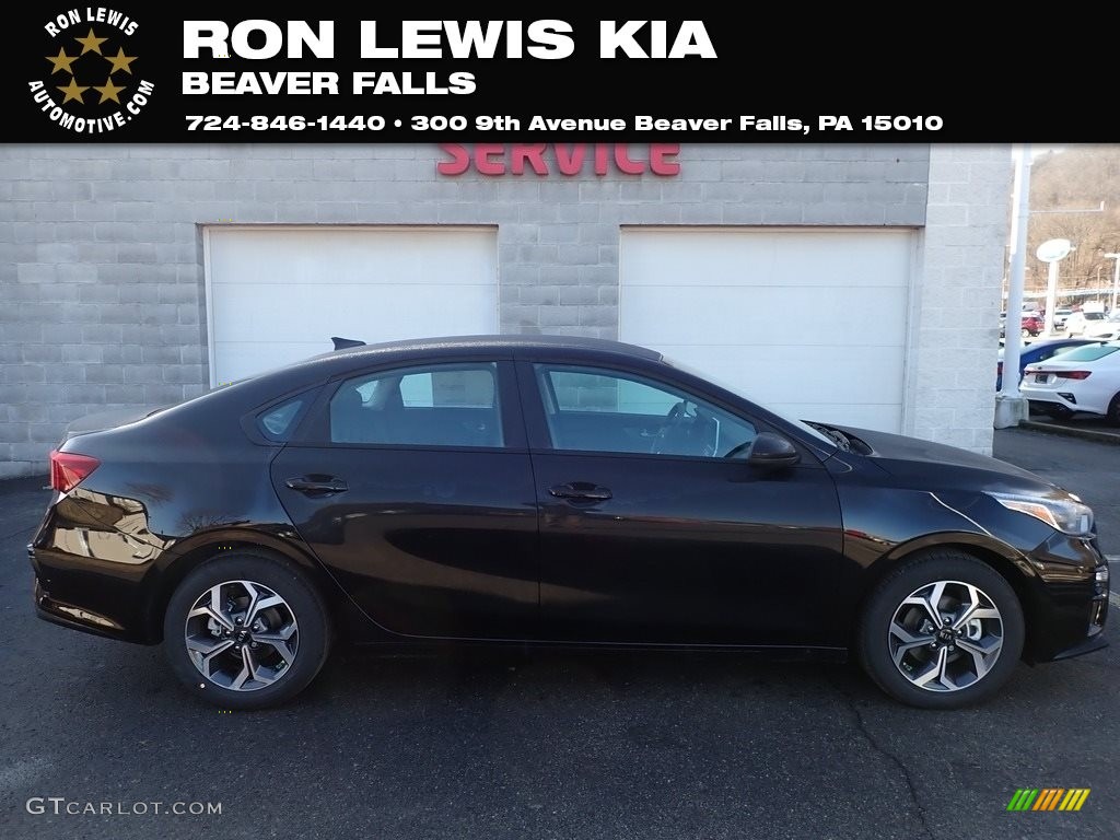 2020 Aurora Black Kia Forte LXS 137083866 Car Color