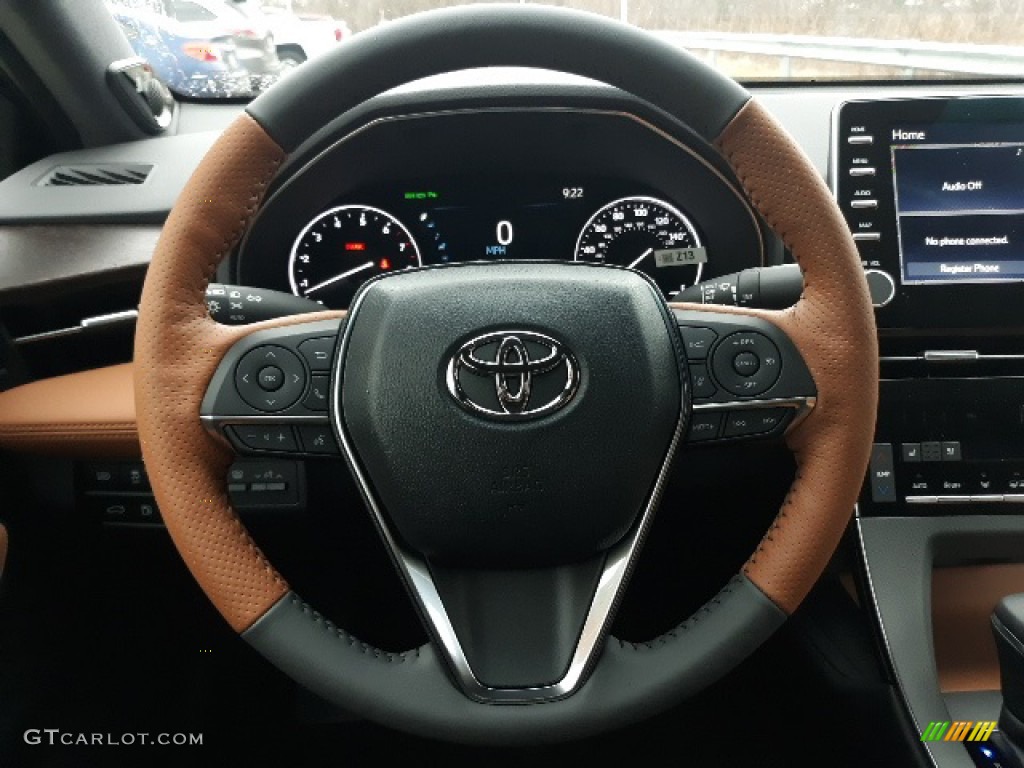 2020 Toyota Avalon Limited Cognac Steering Wheel Photo #137101988