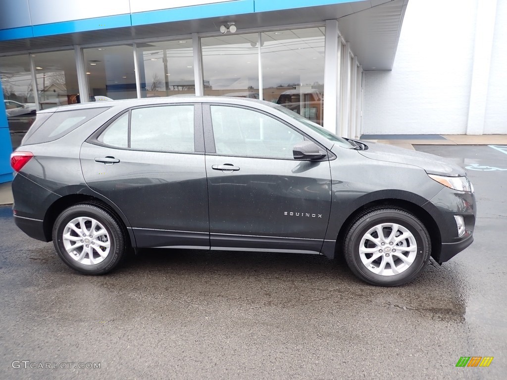 2020 Equinox LS AWD - Nightfall Gray Metallic / Ash Gray photo #3