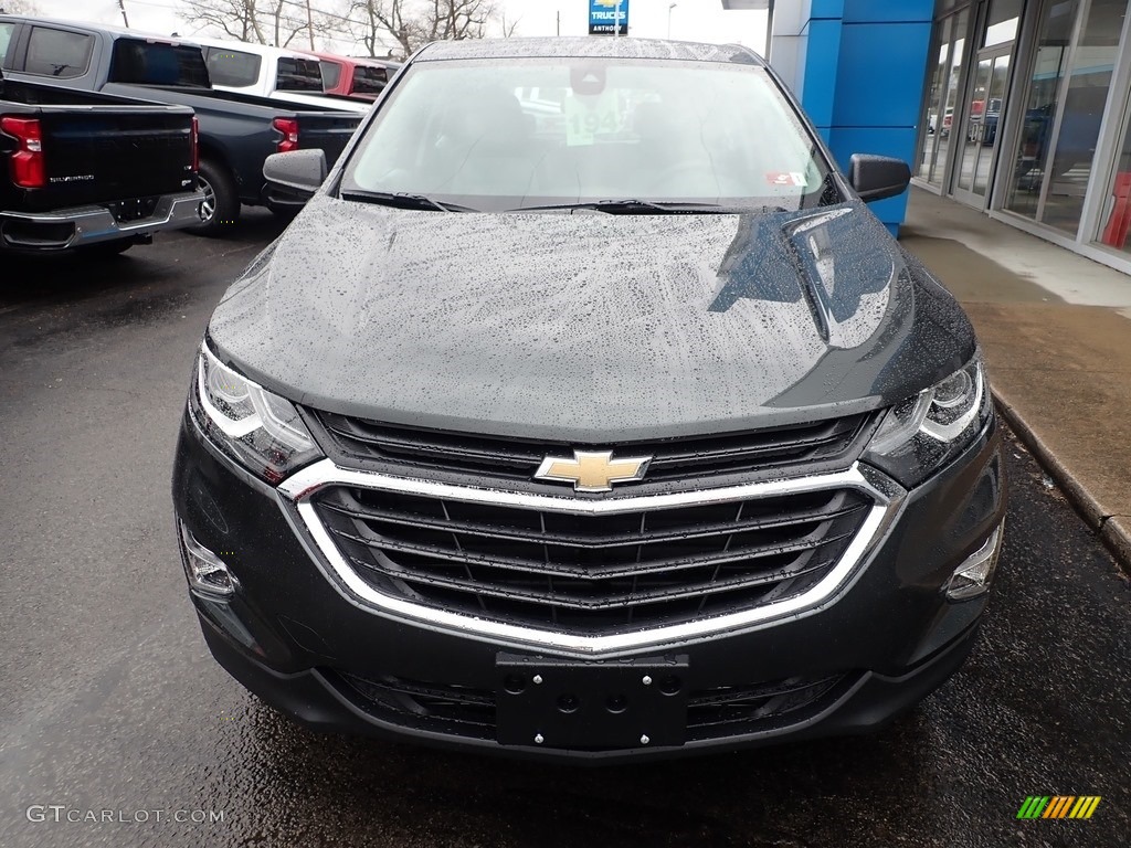 2020 Equinox LS AWD - Nightfall Gray Metallic / Ash Gray photo #8