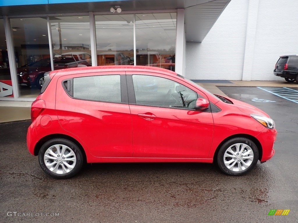 Red Hot 2020 Chevrolet Spark LT Exterior Photo #137102699