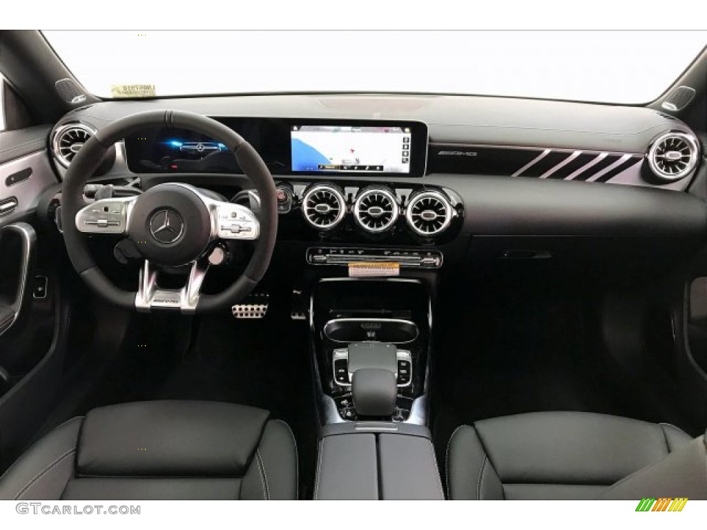 2020 Mercedes-Benz CLA AMG 35 Coupe Black Dashboard Photo #137104226