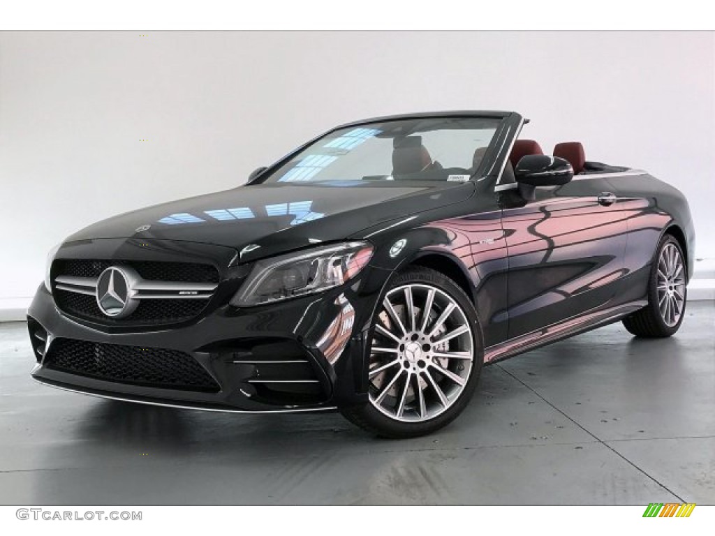 Black 2020 Mercedes-Benz C AMG 43 4Matic Cabriolet Exterior Photo #137104832