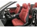 Cranberry Red/Black Front Seat Photo for 2020 Mercedes-Benz C #137104883