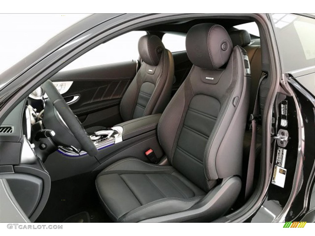 Black Interior 2020 Mercedes-Benz C AMG 63 S Coupe Photo #137105603