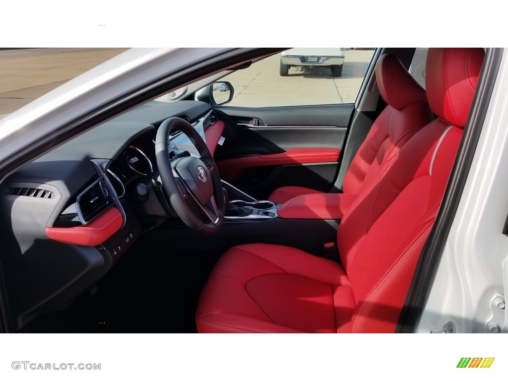 2020 Camry XSE - Wind Chill Pearl / Cockpit Red photo #2