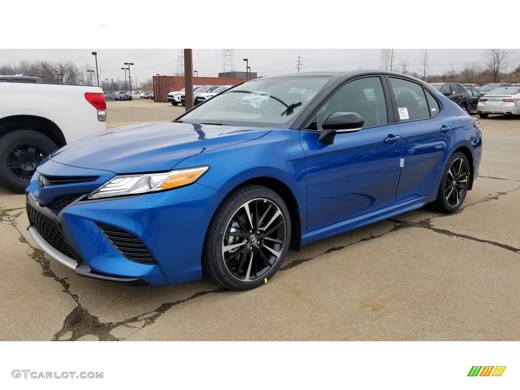 2020 Camry XSE - Blue Streak Metallic / Black photo #1