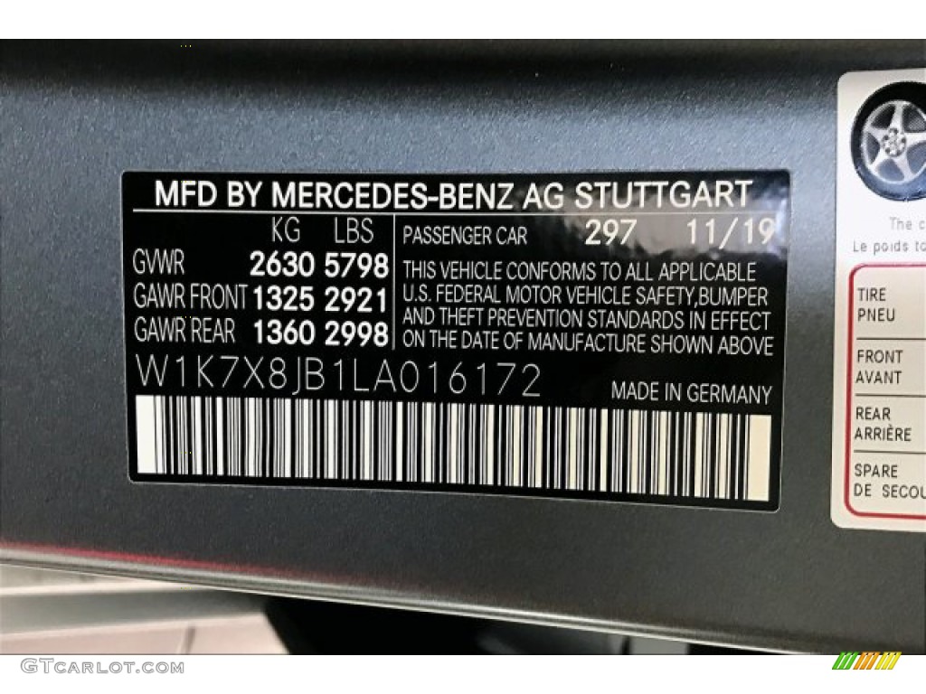 2020 AMG GT 63 - Selenite Grey Metallic / Black photo #24