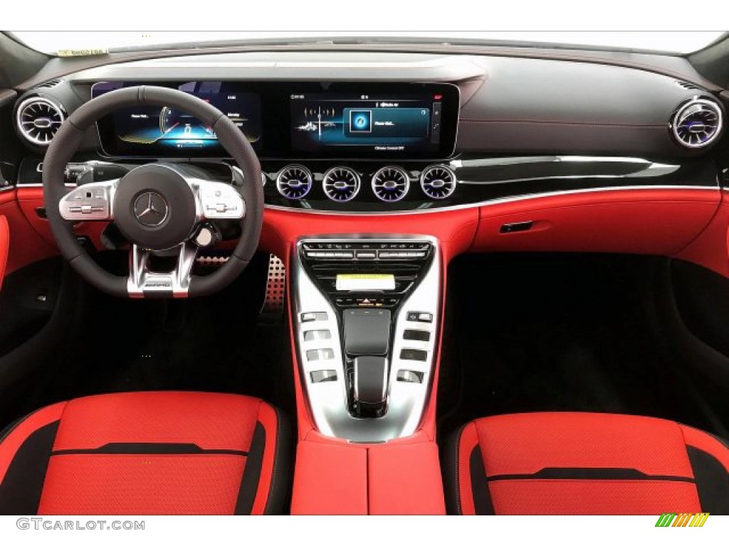 2020 Mercedes-Benz AMG GT 53 Red Pepper/Black Dashboard Photo #137107964