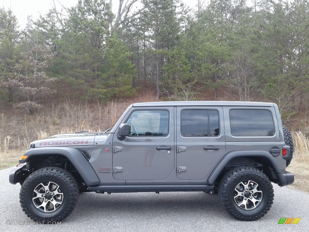 2020 Wrangler Unlimited Rubicon 4x4 - Sting-Gray / Black photo #1