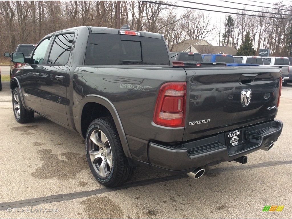 2020 1500 Laramie Crew Cab 4x4 - Granite Crystal Metallic / Black photo #7