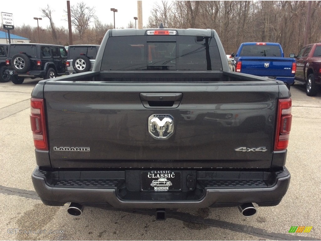 2020 1500 Laramie Crew Cab 4x4 - Granite Crystal Metallic / Black photo #8