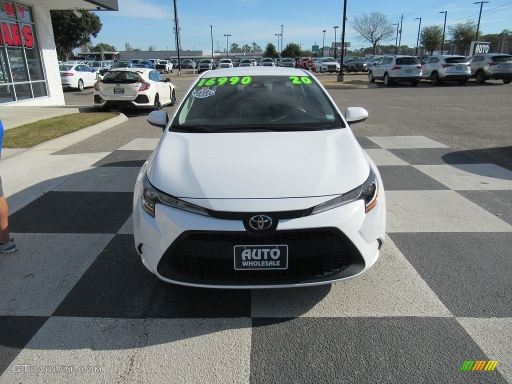 2020 Corolla LE - Super White / Black photo #2