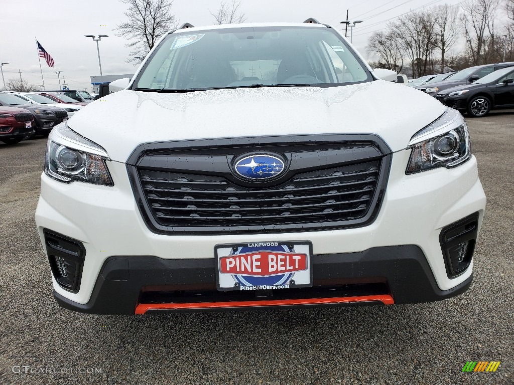 2020 Forester 2.5i Sport - Crystal White Pearl / Gray Sport photo #2