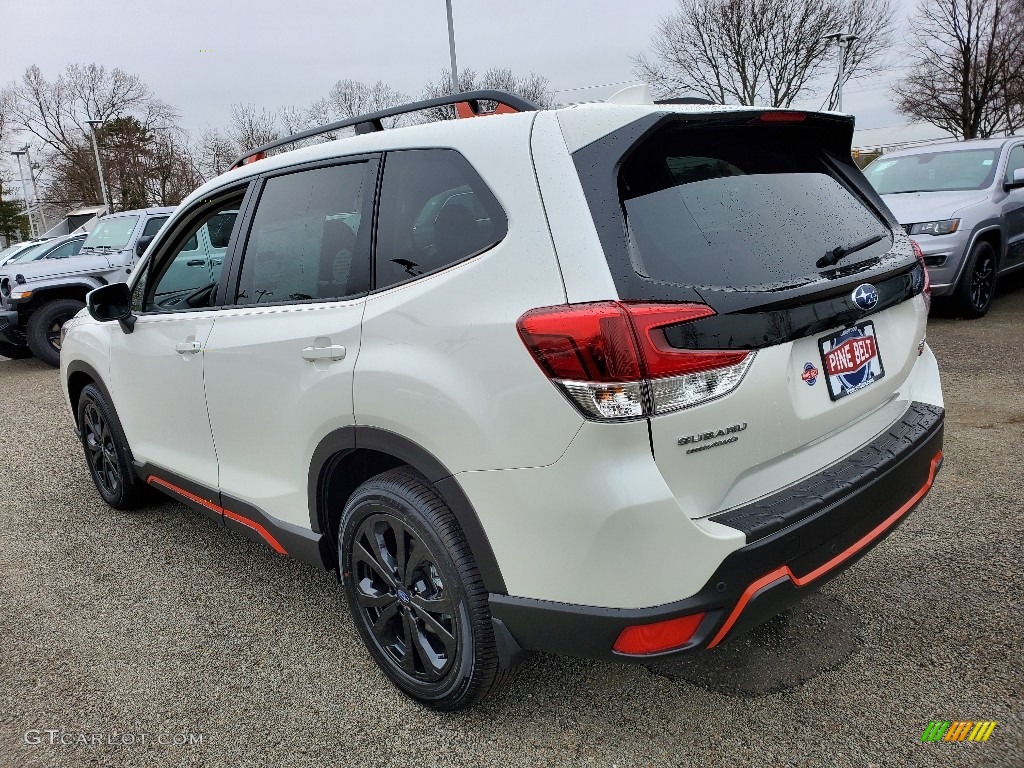 2020 Forester 2.5i Sport - Crystal White Pearl / Gray Sport photo #4