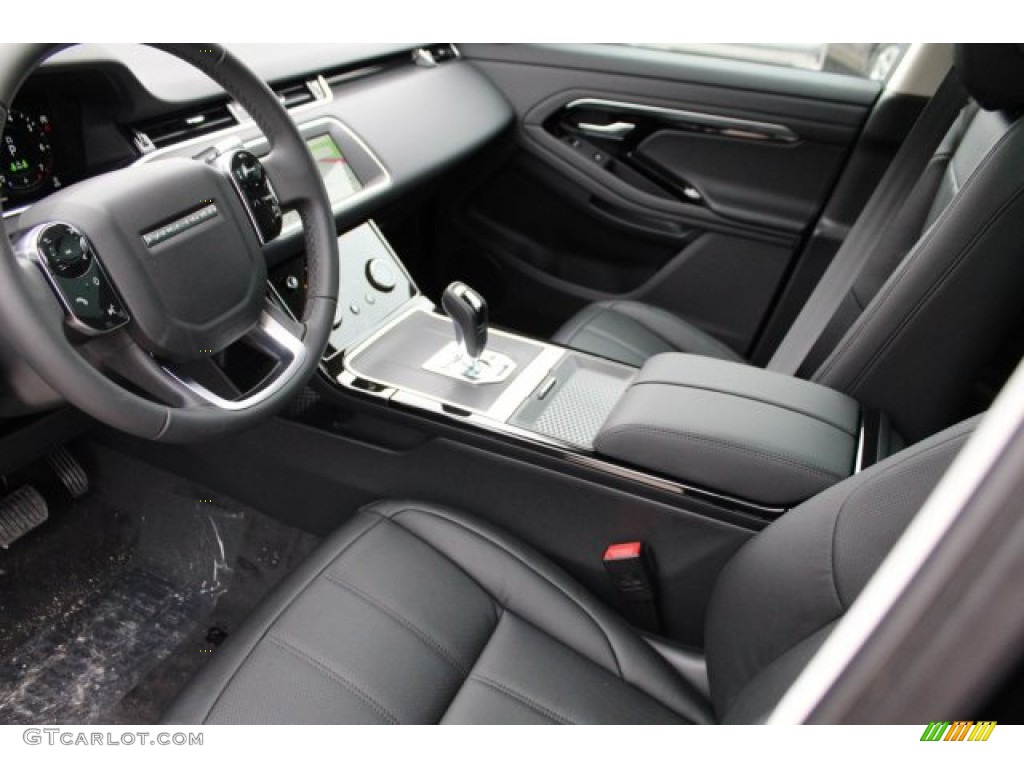 Ebony Interior 2020 Land Rover Range Rover Evoque S Photo #137116683