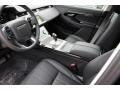 Ebony 2020 Land Rover Range Rover Evoque S Interior Color