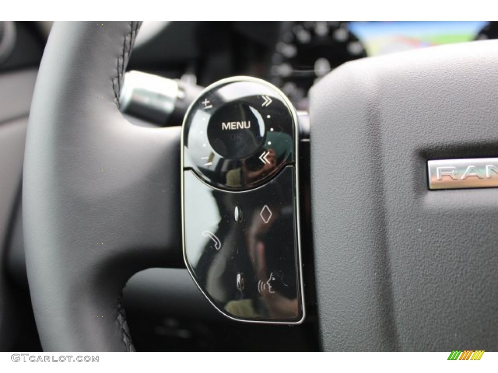 2020 Land Rover Range Rover Evoque S Ebony Steering Wheel Photo #137116827