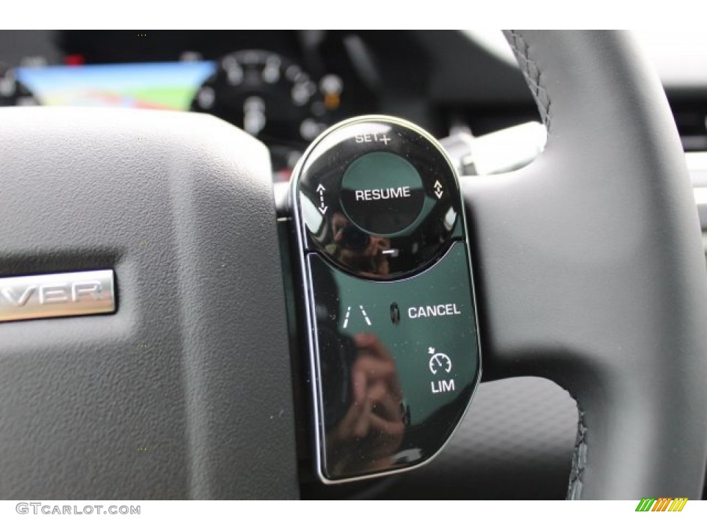 2020 Land Rover Range Rover Evoque S Ebony Steering Wheel Photo #137116848