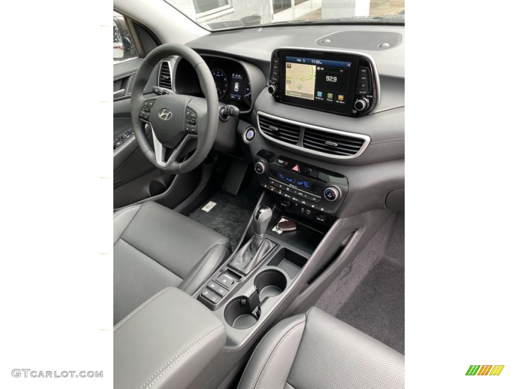 2020 Hyundai Tucson Ultimate AWD Black Dashboard Photo #137118789
