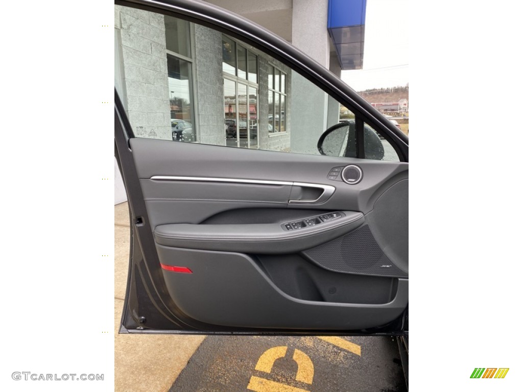 2020 Hyundai Sonata Limited Dark Gray Door Panel Photo #137119272