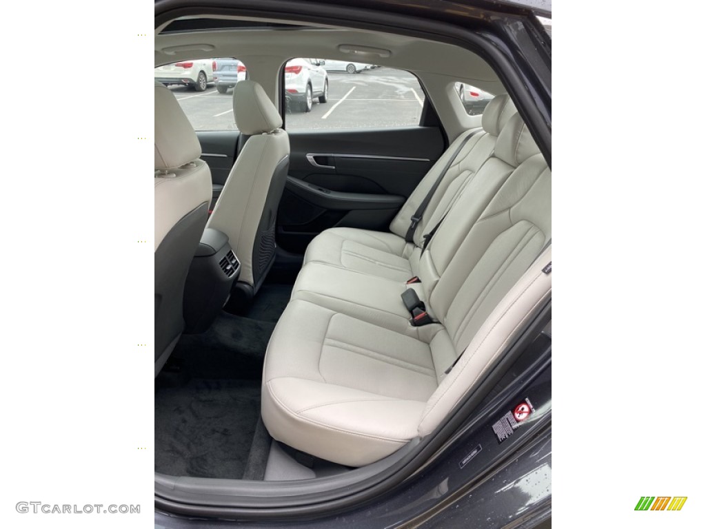 Dark Gray Interior 2020 Hyundai Sonata Limited Photo #137119461