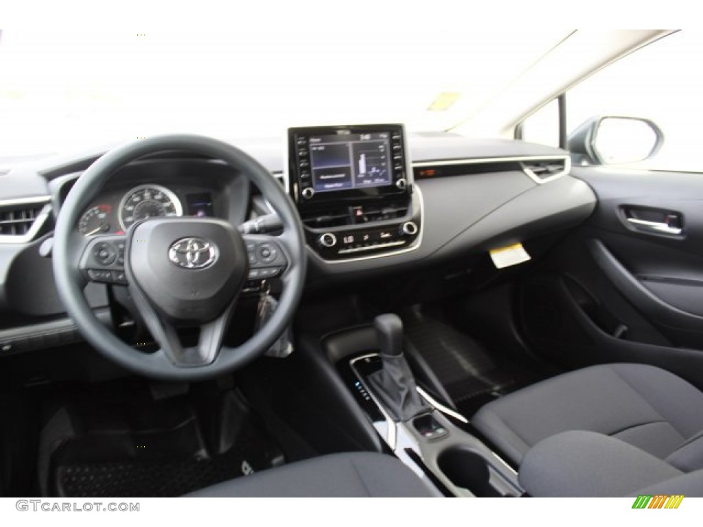2020 Corolla LE - Black Sand Pearl / Black photo #20