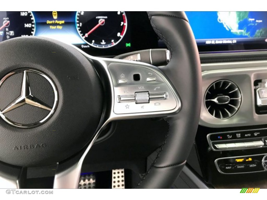 2020 Mercedes-Benz G 550 Espresso Brown/Black Steering Wheel Photo #137121099