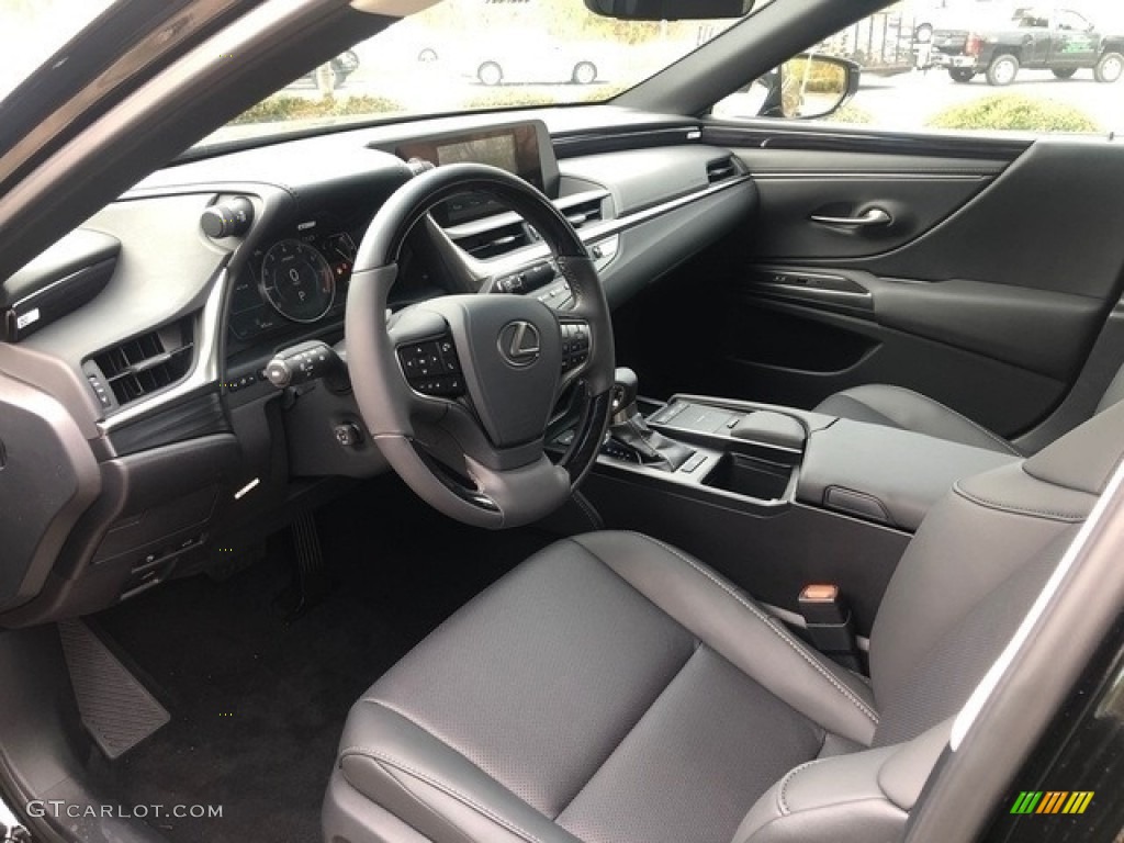 Black Interior 2020 Lexus ES 300h Photo #137121153