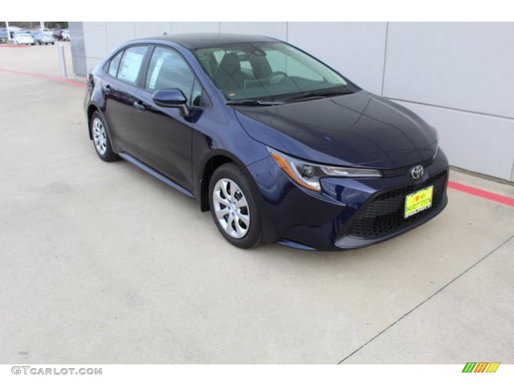 2020 Corolla LE - Blueprint / Light Gray photo #2