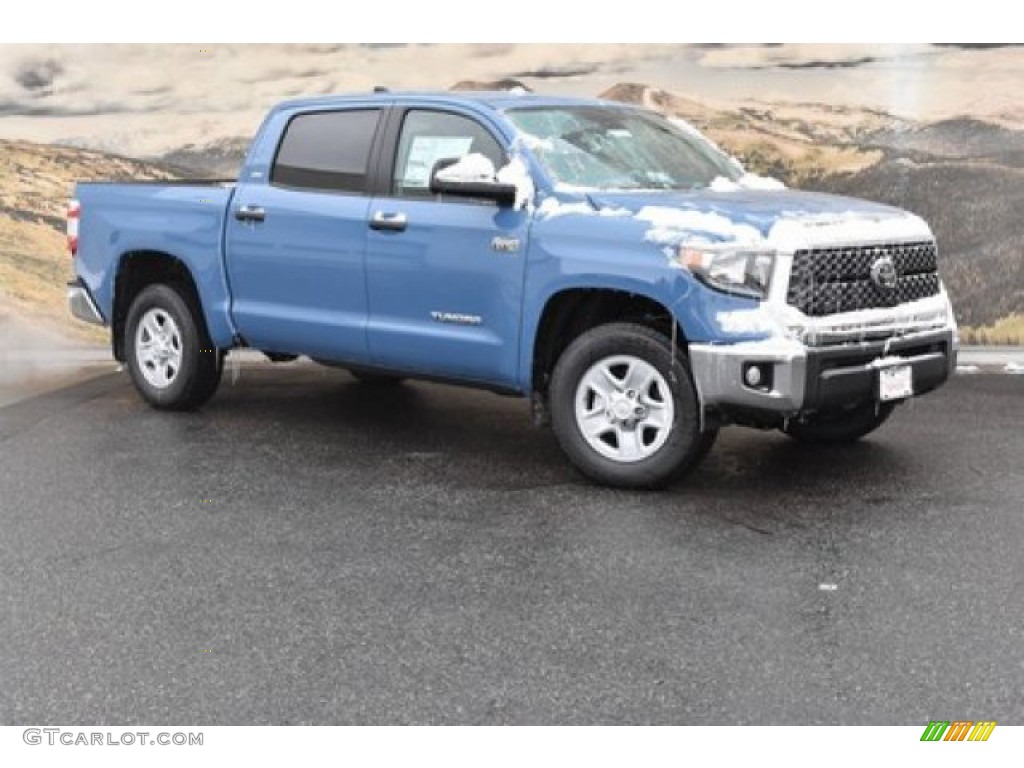 2020 Tundra SR5 CrewMax 4x4 - Cavalry Blue / Black photo #1