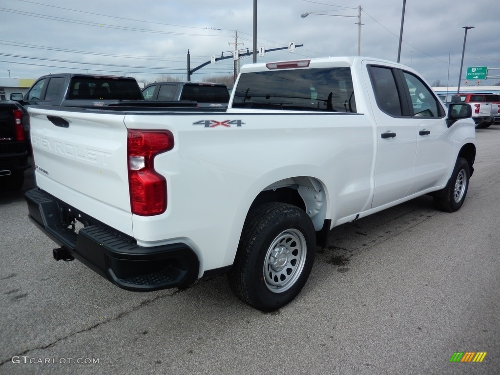 Summit White 2020 Chevrolet Silverado 1500 WT Double Cab 4x4 Exterior Photo #137123307