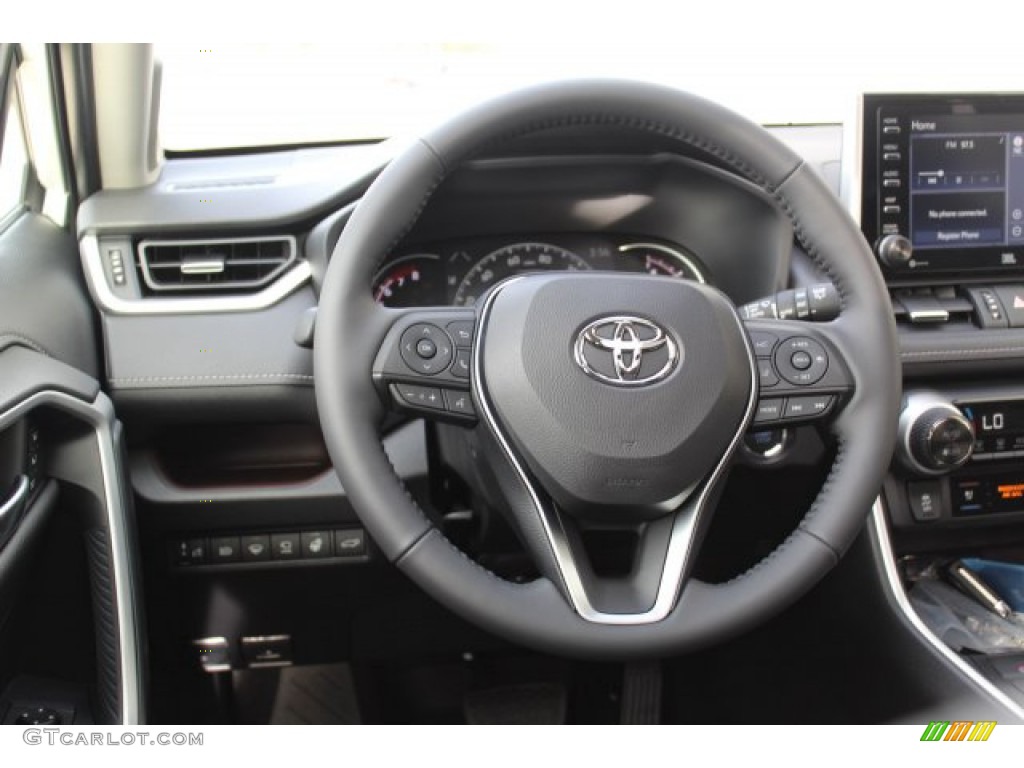 2020 RAV4 Limited - Blizzard White Pearl / Black photo #22