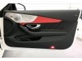 2020 Mercedes-Benz C Red Pepper/Black Interior Door Panel Photo