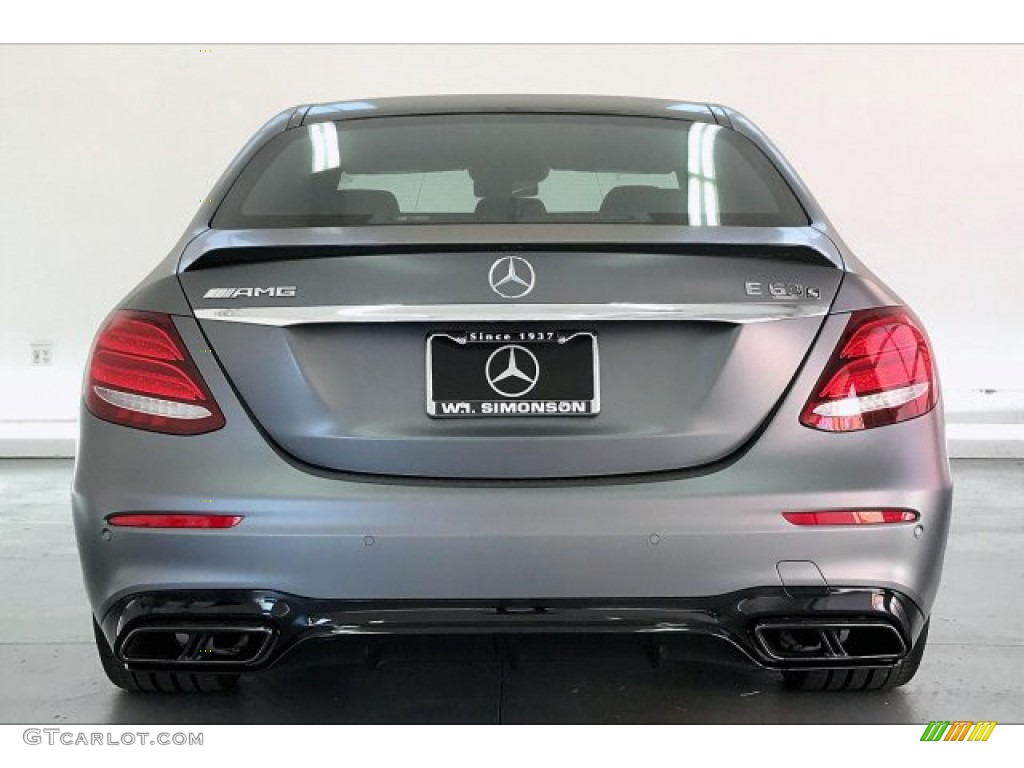 2020 E 63 S AMG 4Matic Sedan - designo Selenite Grey Magno (Matte) / Black photo #3