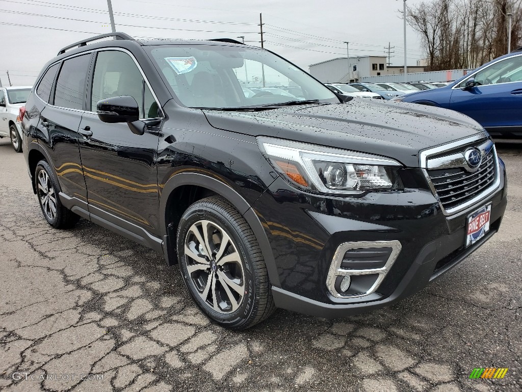 Crystal Black Silica 2020 Subaru Forester 2.5i Limited Exterior Photo #137124216