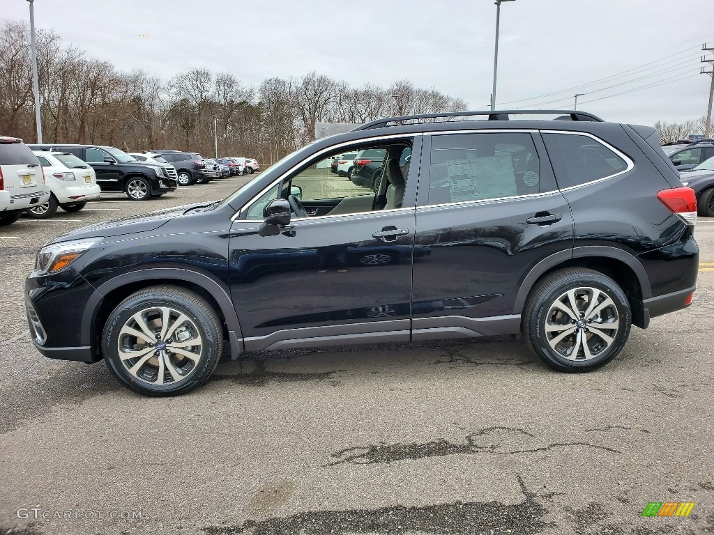 Crystal Black Silica 2020 Subaru Forester 2.5i Limited Exterior Photo #137124240