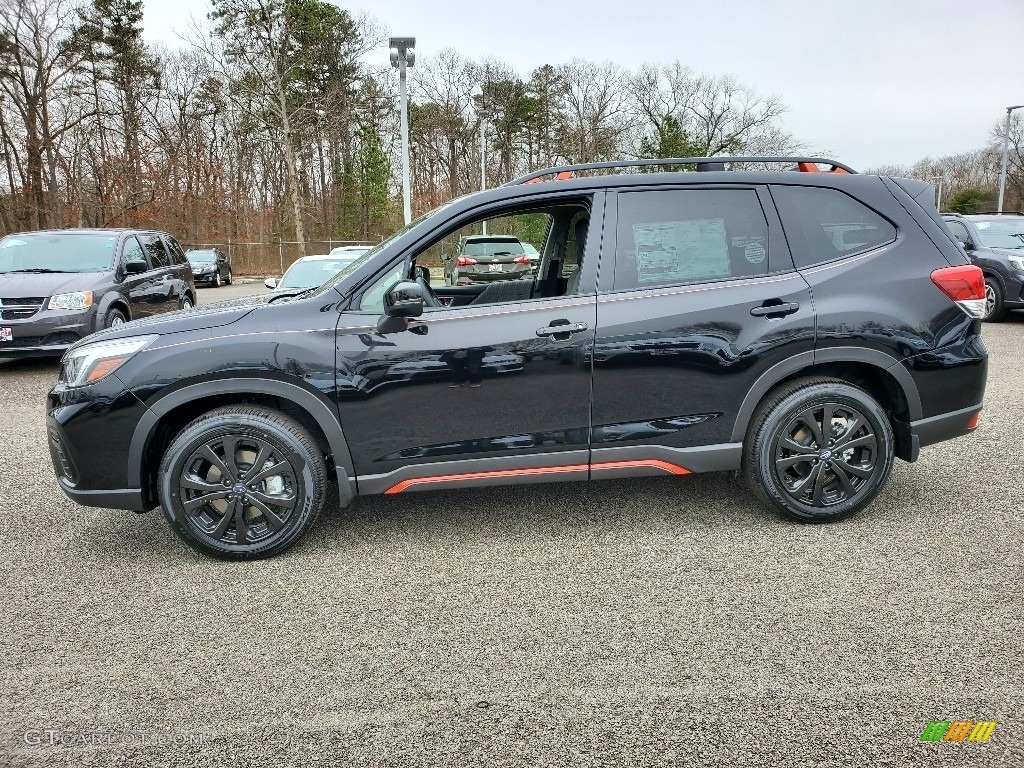 Crystal Black Silica 2020 Subaru Forester 2.5i Sport Exterior Photo #137124555